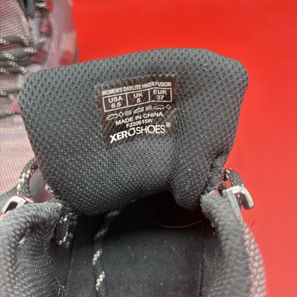 Xero Shoes Daylite Hiker Fusion - Trail Running /Hiking - Mulberry - Women's 6.5 - Picture 8 of 9